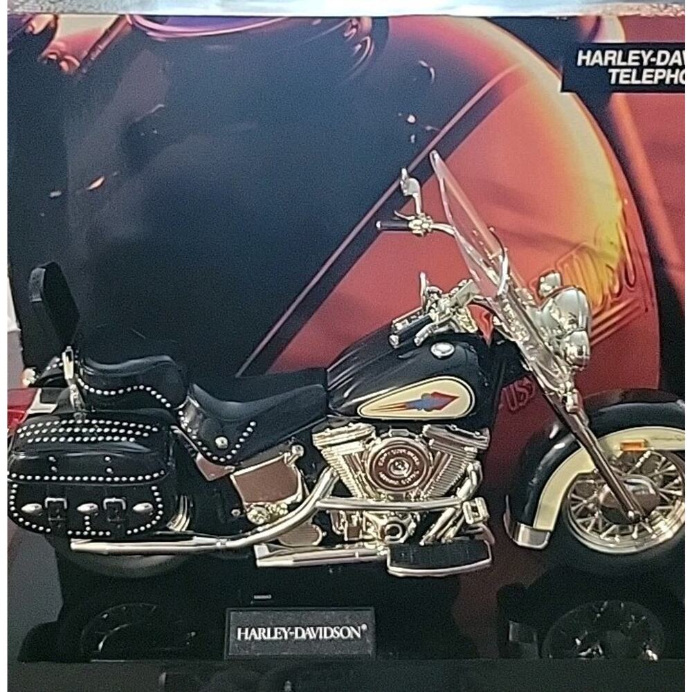 Harley Davidson Telephone Heritage Softail Telemania In Original Box Untested
